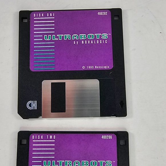 Ultrabots By NovaLogic PC Game 1993 3.5" Diskettes Floppy Disk - Picture 2 of 6